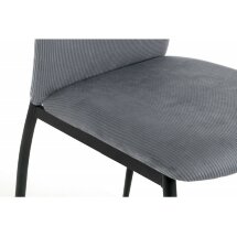 Стул на металлокаркасе Tod gray / black