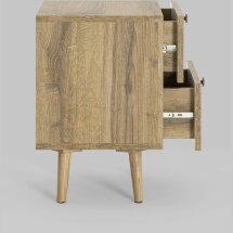 Тумбочка Stool Group Berber с двумя ящиками 9 принт ножки массив ясеня.