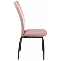 Стул на металлокаркасе Tod pink / black