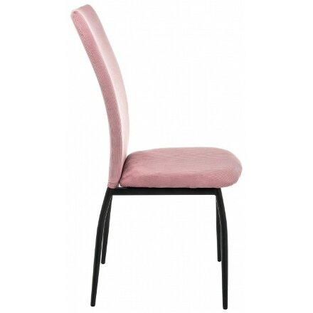 Стул на металлокаркасе Tod pink / black 