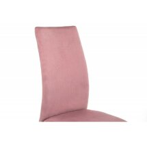 Стул на металлокаркасе Tod pink / black