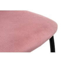 Стул на металлокаркасе Tod pink / black