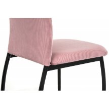 Стул на металлокаркасе Tod pink / black