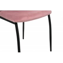 Стул на металлокаркасе Tod pink / black