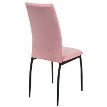 Стул на металлокаркасе Tod pink / black