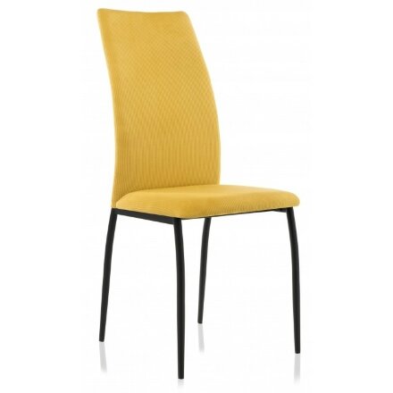 Стул на металлокаркасе Tod yellow / black 