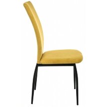 Стул на металлокаркасе Tod yellow / black