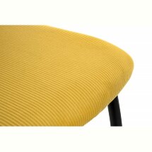 Стул на металлокаркасе Tod yellow / black