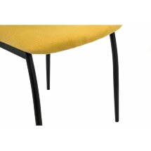 Стул на металлокаркасе Tod yellow / black