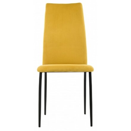 Стул на металлокаркасе Tod yellow / black 