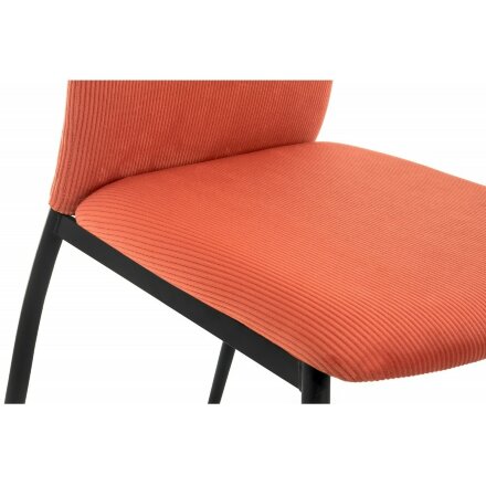 Стул на металлокаркасе Tod red / black 