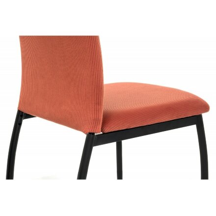 Стул на металлокаркасе Tod red / black 