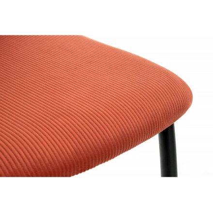 Стул на металлокаркасе Tod red / black 