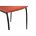 Стул на металлокаркасе Tod red / black 