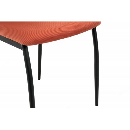 Стул на металлокаркасе Tod red / black 