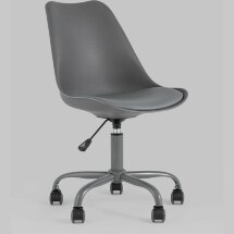 Стул офисный Stool Group Blok пластиковый серый