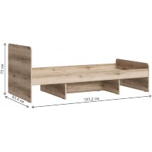Кровать Кинд КР-01 90х190 дуб делано