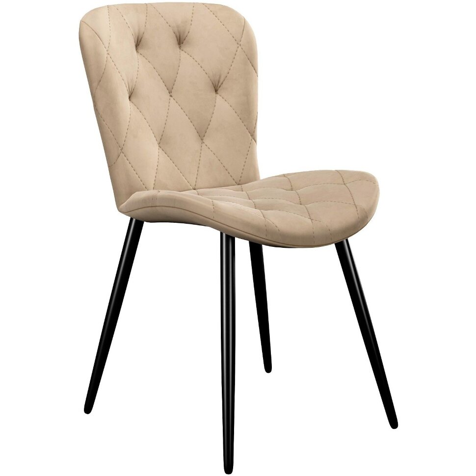 Стул DikLine 303 B03 BEIGE, ножки черные Стул DikLine 303 B03 BEIGE, ножки черные