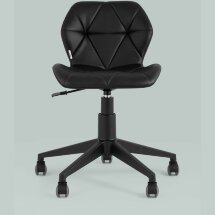 Кресло компьютерное Stool Group Эдвин экокожа черный крестовина пластик