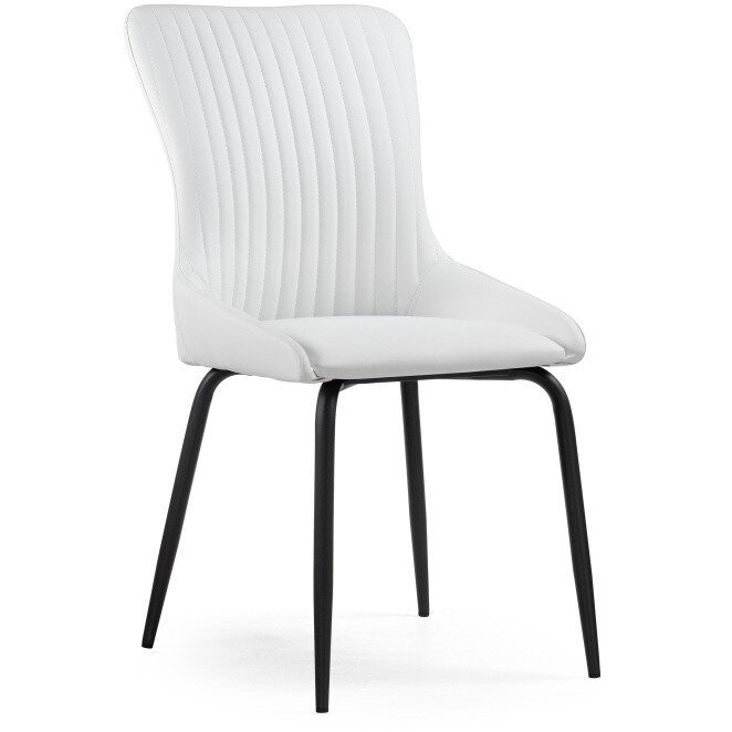 Стул на металлокаркасе Lado white / black Стул на металлокаркасе Lado white / black