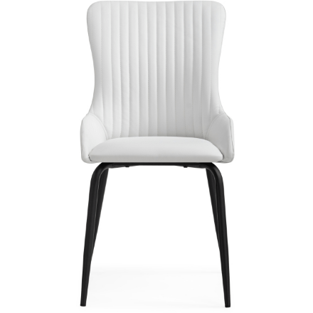 Стул на металлокаркасе Lado white / black 