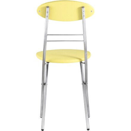 Стул складной Stool Group М8-01 Компакт желтый металлический каркас, обивка экокожа 