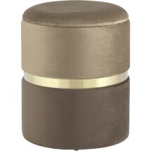 Пуф Stool Group Кэрри с ящиком коричневый