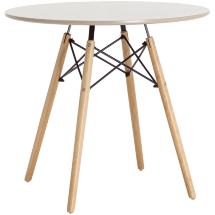 Стол Eames DSW D80 бежевый