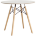 Стол Eames DSW D80 бежевый 