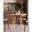 Стол Eames DSW D80 бежевый 