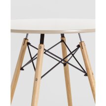 Стол Eames DSW D80 бежевый