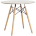 Стол Eames DSW D80 бежевый 