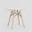 Стол Eames DSW D80 бежевый 