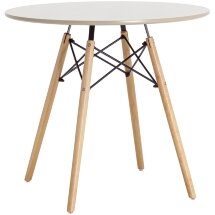 Стол Eames DSW D80 бежевый