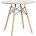 Стол Eames DSW D80 бежевый 
