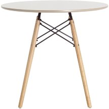 Стол Eames DSW D80 бежевый