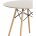 Стол Eames DSW D80 бежевый 