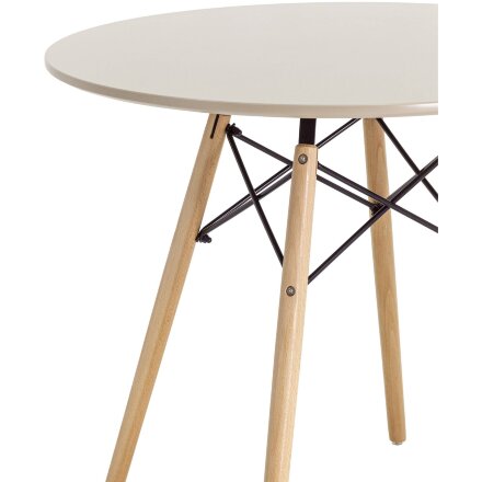 Стол Eames DSW D80 бежевый 