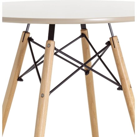Стол Eames DSW D80 бежевый 