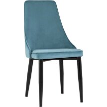 Стул Stool Group Ларго велюр пыльно-голубой