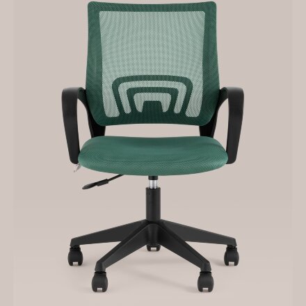 Кресло офисное TopChairs ST-Basic сетка/ткань зеленый 