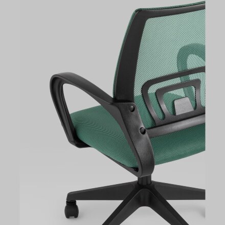 Кресло офисное TopChairs ST-Basic сетка/ткань зеленый 