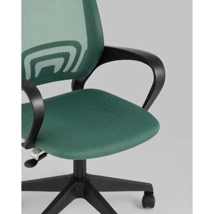 Кресло офисное TopChairs ST-Basic сетка/ткань зеленый 