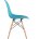 Стул Eames DSW бирюзовый x4 