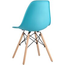 Стул Eames DSW бирюзовый x4