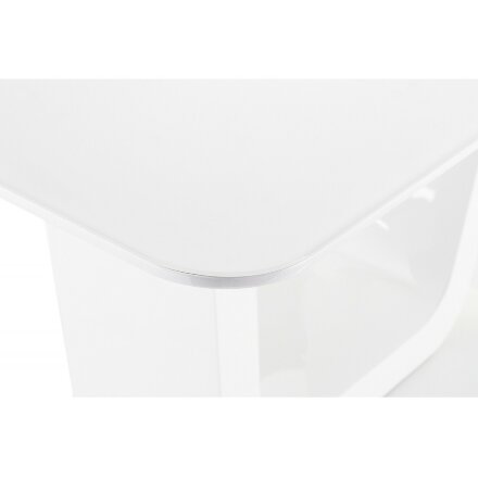Стол стеклянный Мебель Китая Vlinder 140 super white 
