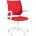 Кресло офисное TopChairs ST-BASIC-W красная ткань крестовина белый пластик 