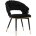 Стул на металлокаркасе Rakel black / gold 