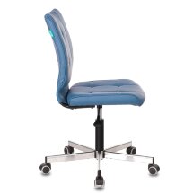 Компьютерное кресло Stool Group Бюрократ CH-330M/OR-03 без подлокотников синий обивка экокожа крестовина металл