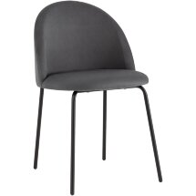 Стул Stool Group Коди велюр тёмно-серый